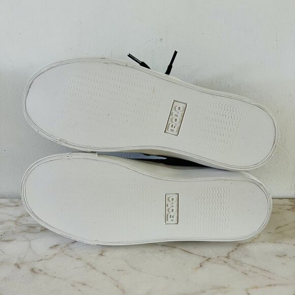 POLO RALPH LAUREN Bryn Brown Black Leopard Leather Sneakers - US 7.5 - Picture 7 of 7